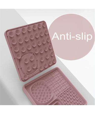 Aodaliy Silicon Lick Mat for Dogs & Cats | BPA-Free | Large Suction Cup Pet Lick Mats for Bathing & Grooming (Green & Pink) - Buy Online on GoSupps.com