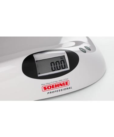 SOEHNLE PROFESSIONAL Baby Scale 8310 - Accurate 20kg Capacity 10g Precision | Ideal for Newborns & Toddlers - International Shipping Available - Buy Online on GoSupps.com