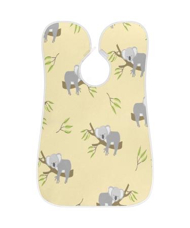 Watercolor Koala Beard Bib Apron | Non-Stick Waterproof Beard Hair Catcher for Men | Perfect Grooming Gift with Suction Cups - Buy Online on GoSupps.com