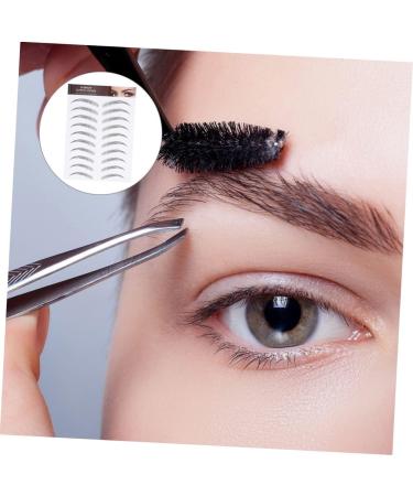 PLAFOPE Eyebrow Sticker 3 Sheets Waterproof Eyebrow Stickers Makeup Tools False Peel Fake Eyebrow Stickers Cosmetic - Buy Online on GoSupps.com