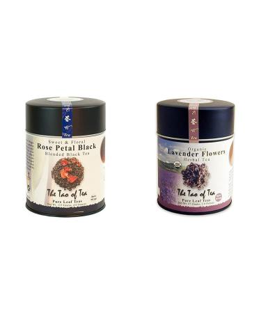 The Tao of Tea Sweet & Floral Blended Black Tea Rose Petal Black 4 oz (115 g)