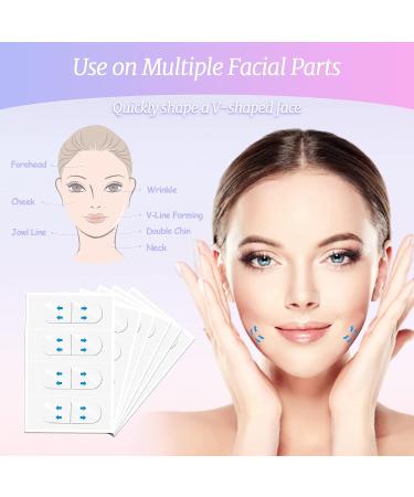 Face Lift Tape 100pcs - Invisible Makeup Neck & Eye Lift Bands for Instant Facelift - Secret Lift Face Lifter Tape for Jowls & Double Chin - Waterproof & Easy to Use - Buy Online on GoSupps.com