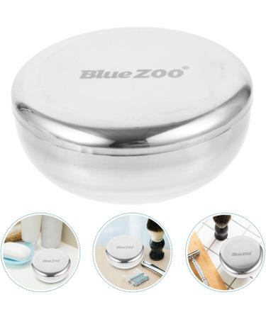 ROSENICE Stainless Steel Shaving Bowl Soap Dish for Men - Silver | Premium Quality Grooming Essential - Buy Online on GoSupps.com