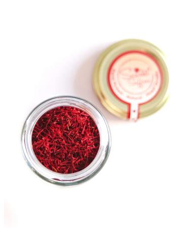 Scarlet Saffron Natural Red Saffron Threads (15 Grams/0.53oz), Authentic Cooking Ingredient with Rich Color & Aroma, For Soups, Curry, Paella, Risotto & Beverages