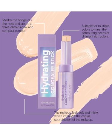 Stick anti-cernes contour blanc ivoire 5 g contour tridimensionnel naturel anti-cernes hydratant l ger cernes poches sous les yeux b ton de surligneur(B 1 box) - Buy Online on GoSupps.com