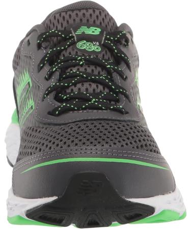 New Balance Kid's 680 V6 Little Kid Running Shoe - Magnet/Vibrant Spring/Black - Buy Online on GoSupps.com