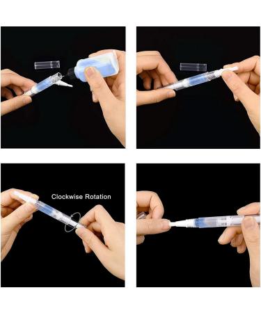 VANANA 20Pcs Transparent Twist Pens 3ml Nail Twist Pens Empty Transparent Nail Oil Pen with Brush Empty Cuticle Oil Pen Cosmetic Container Pen for Lip Gloss Eyelash Growth Liquid - Buy Online on GoSupps.com