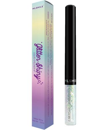 Glitter Liquid Eyeshadow - Pearl Liquid Eyeliner Neon Rainbow Eyeliner Pen Smudge-Proof Coloured Liquid Eyeliner Makeup Multi-Functional Sparkling & Shimmer Eyes Makeup for Daily Use Pologmase 01 - Buy Online on GoSupps.com