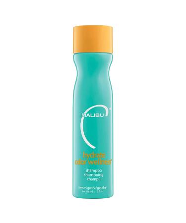 Malibu C Hydrate Color Wellness Shampoo (9 oz) - Shampoo for Color Treated Hair Fights Color Fade - Sulfate Free + Gentle Cleansing Color Protect Shampoo