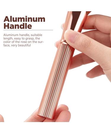 Anmor Premium Rose Gold Powder Brush #8113-01 | Fluffy Soft Bronzer Brush for Professional Even Application - Aluminum Tube Handle, Nano-Fiber Bristles - Buy Online on GoSupps.com