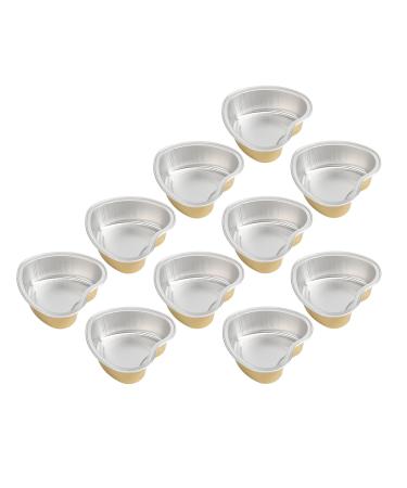 Heart-Shaped Wax Warmer Insert - Durable Aluminum Mini Shell for Hard Wax Pearls & Hair Removal | International Shipping - Buy Online on GoSupps.com