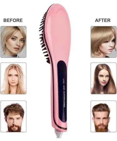 Bienna Professional Hair Straightener & Brush | Dual Voltage Ceramic Comb for Silky Styles | 450 Auto Shut Off - Buy Online on GoSupps.com