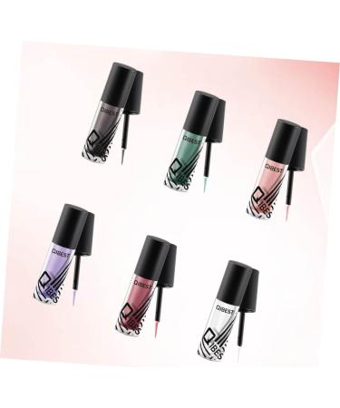 NOLITOY 6pcs Liquid Eyeliner Shimmer Eyeshadow Liquid Eyeliner Glitter Eye Shadow Flash Liquid Eyeshadow - Buy Online on GoSupps.com