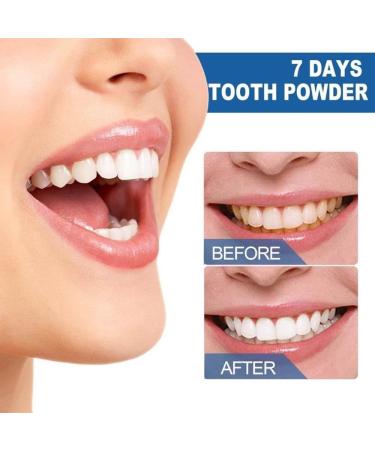 Aiposhiy Teeth Whitening Powder Natural Teeth Whitening Powder Tooth Cleaning Powder Mint Whitening Teeth Deeply Cleans Stains and Dirt and freshens Breath (2pcs) - Buy Online on GoSupps.com