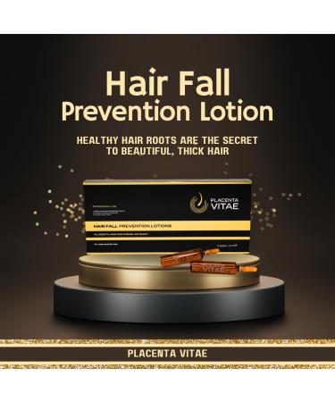 PLACENTA VITAE Hair Loss Prevention Lotion & Ampoules - 12 x 10ml with Placenta Extract for Healthy Hair - Buy Online on GoSupps.com