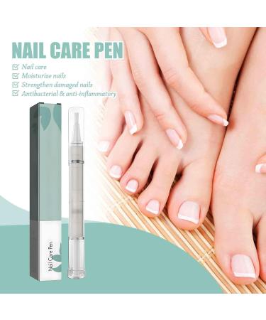 Nail Strengthener Pen Cuticle Oil Pen for Nails Natural Nail Care for Weak Nails - Aloe Peppermint Tea Tree Oil Vitamin C Nail Nutrition Pen (1pc) - Buy Online on GoSupps.com