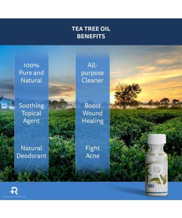 Recovery Aftercare Sea Salt & Tea Tree Oil Combo - Natural Soothing Piercing Aftercare Solution for International Shipping - Buy Online on GoSupps.com