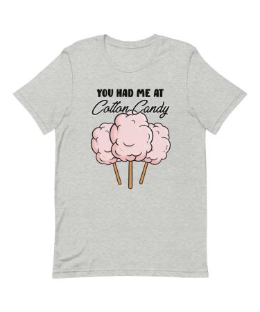 Humorous Sugary Taffy Puffy Desserts Sweets Enthusiast Novelty Fairy Floss Spun L Athletic Heather