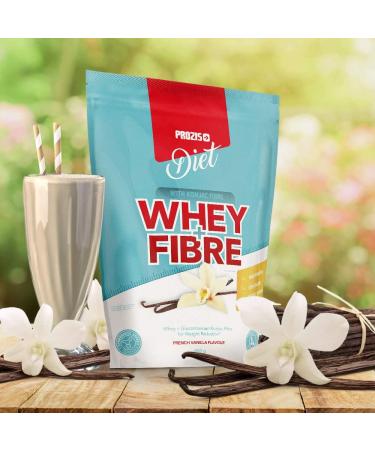 Prozis Whey + Fiber 900 g Vanilla - Buy Online on GoSupps.com