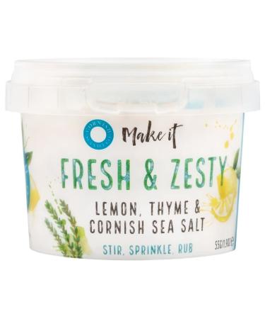 Cornish Sea Salt Lemon & Thyme - Pinch Pot - Pack of 3 x 55g