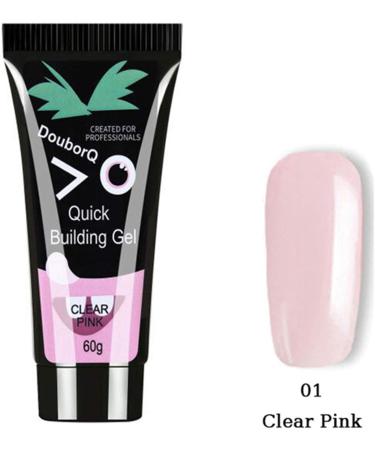 Anself Nail Extension Gel Kit - 3PCS * 60g Gel + 48Pcs Mold Tips | Builder Set for Quick Dry Nail Art Tools - ST124-3 - Buy Online on GoSupps.com