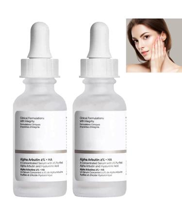 Hyaluronic Acid 2% + B5 Hyaluronic Acid Serum Hyaluronic Acid For Face Hydrated Lightweight Face Serum Anti Aging Facial Brightening Serum Hydraulic Acid Serum for Face Skincare 2PC