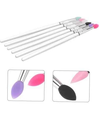 Healeved 18 Pcs Eye Shadow Brush Cream Eyeshadow Eye Shadow Applicator Transparent Plastic Handle - Buy Online on GoSupps.com