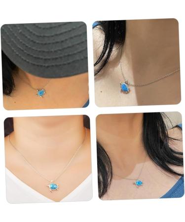 ibasenice Turtle Necklace Sea Neck Themed Pendant Theme Fashionable Beach Fashion Accessory Jewelry Necklace Ocean Turtle - Buy Online on GoSupps.com