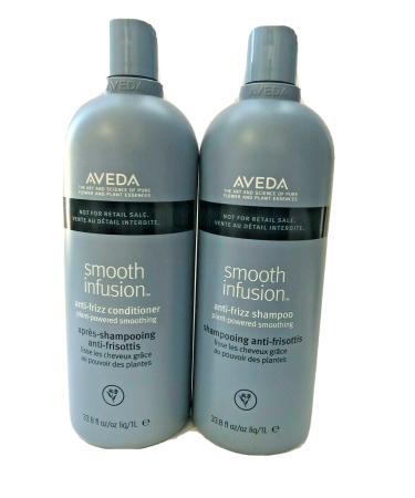 Aveda Smooth Infusion Anti Frizz Shampoo and Conditioner 33.8 OZ Each