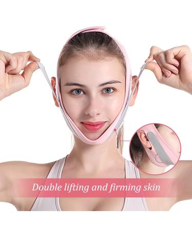 Facial Slimming Strap: Reusable V-Shaped Face Lifting Belt for Anti Wrinkle & Cheek Lift - Buy Online on GoSupps.com