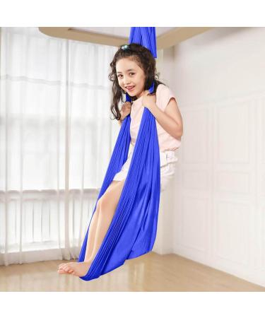 Children's Sensory Full Body Socks for Girls - Stretchy Breathable Body Sox for Autism Stress Relief - 280x100cm Royal Blue - Buy Online on GoSupps.com