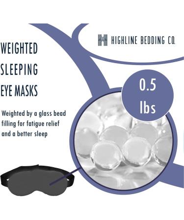 Morgan Home Weighted Eye Mask - 0.5 lbs for Relaxing Sleep | Adjustable Headband | Grey | International Shipping Available - Buy Online on GoSupps.com