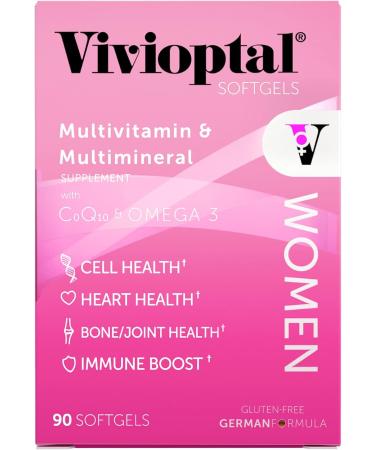 Vivioptal Women 90 Softgels - Multivitamin with CoQ10 & Omega-3 - Buy Online on GoSupps.com