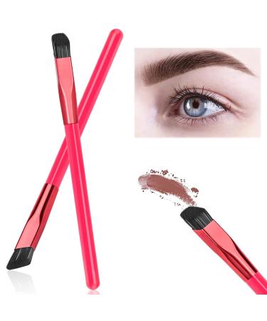 Multi Function Eyebrow Brush, Brow Brushes for Eyebrows Professional Makeup Eyebrow Brush, Square Concealer Brush Grooming Tool for Makeup Brush Hairline Brush(2 PCS) 1