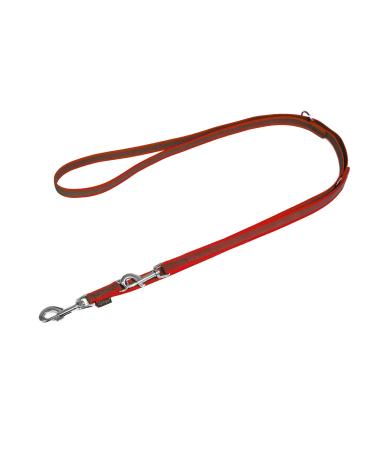 Mystique Rubberized Leash 20mm Standard Carabiner red 2m 2m red