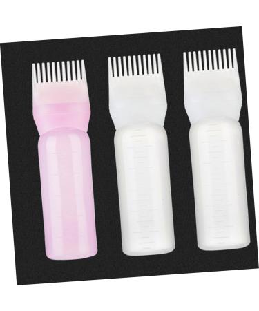 DOITOOL Hair Color Brush Bowls Hair Tint Bottle Root Bottle Hair Coloring Supplies Hair Tinting Kit Oil Hair Dye Hair Coloring Bottle Applicator Mix Dry Cleaning Bottle Pink - Buy Online on GoSupps.com