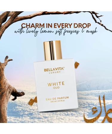 Bellavita Luxury White Oud Perfume for Women and Men | Long-Lasting | Unisex | Gift for birthdays and anniversary | Vegan and Cruelty-free | IFRA-certified | Arabic Eau de Parfum - Buy Online on GoSupps.com
