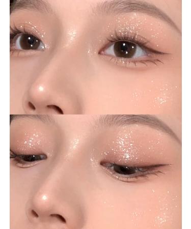 Shimmer Glitter Eyeshadow Palette - High Pigmented Sparkling Eye Shadows with Bling Korean Foil - COSMIC - Buy Online on GoSupps.com