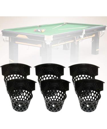 6pcs Plastic Web Billiard Pockets Set for Pool Table - Heavy Duty Net for Home Entertainment - Buy Online on GoSupps.com