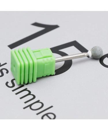 Burr Stone Ceramic Spherical Nail Drill 3/32"Electric Manicure Accessories Lot Plastic Base Sent Randomly - (Color: White) - Buy Online on GoSupps.com