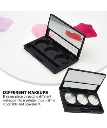 Beaupretty 3 Series Empty Eyeshadow & Lipstick Palette - Refillable Travel Organizer Magnetic Plastic Makeup Box for International Shipping - Buy Online on GoSupps.com