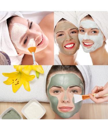 Silicone Fan Brushes for Facials - 4 Pcs Face Mask Applicator Set for Makeup & Skin Care - Buy Online on GoSupps.com