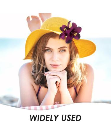 10 Pieces Artificial Tropical Flower Clips 10 Pieces U-Shaped Clips Flower Hair Accessories Orchid Hair Clips Floral Hair Clips Hawaiian Hair Flowers Flower Hair Cards - Buy Online on GoSupps.com