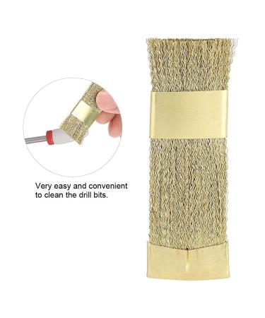 Easy to Carry Nail Art Drill Bits Cleaner | High-Quality Plastic Brush for Salon & Home Use - Buy Online on GoSupps.com