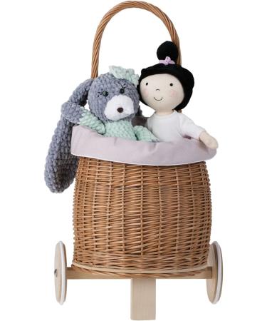 Buy e-Wicker 24 Willow Cart | Pink Basket Trailer for International Shipping - Buy Online on GoSupps.com