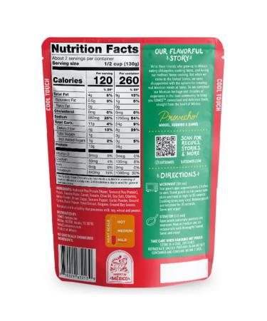 SOMOS Mexican Picadillo Plant Based Taco Filling 10 oz Pouch (Pack of 6) - Gluten Free, Non-GMO, Vegan & Microwavable - Buy Online on GoSupps.com