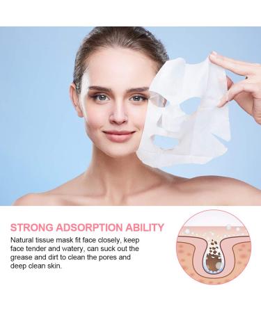 100 Pcs Compress Facial Masks - DIY Skin Care Non-Woven Fiber Paper Masks for Hydration & Rejuvenation - Buy Online on GoSupps.com