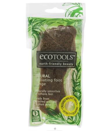 Eco Tools Natural Exfoliating Foot Sponge 1 ea