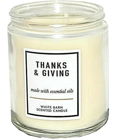 Buy White Barn Thanks & Giving Single Wick Candle 7oz - International Shipping Available - Buy Online on GoSupps.com