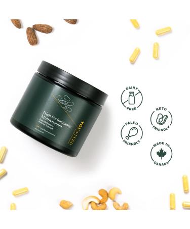 Younited High Performance Multivitamins | Advanced Daily Dietary Supplement for Boosted Performance | Mens Multivitamin & Womens Multivitamin | Antioxidant Supplement with Vitamins and Minerals for Immune Support (120 Capsules) - Buy Online on GoSupps.com